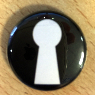 Secret Affair Keyhole Badge